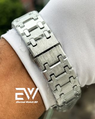 AP CHAIN QUARTZ BROWN DIAL SILVER BODAY_img_3