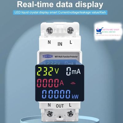 TOMZN TOMPD-63SW WiFi Smart Circuit Breaker with Real-Time Energy Monitoring and App Control_img_1