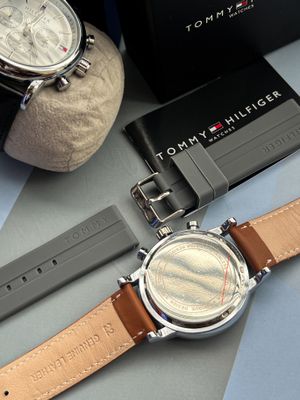 Tommy Hilfiger Mustard Belt White Dial With Silicone Strap_img_2