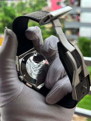 Hublot Big Bang Gray Belt Silver Case Gray Dial AA Grade_img_3