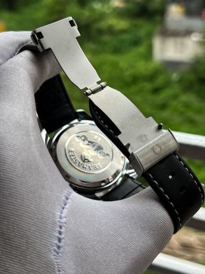 Omega Speedmaster White Dial Black Leather Belt Semi AAA Grade Quality_img_5