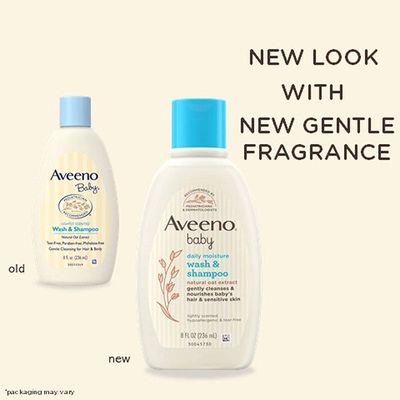 Aveeno Baby Daily Moisture Wash & Shampoo -236ml_img_1