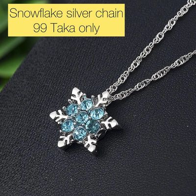 Snowflake silver chain_img_0