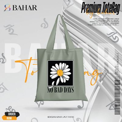 Trendy Top Handle Tote Canvas Bag_img_5