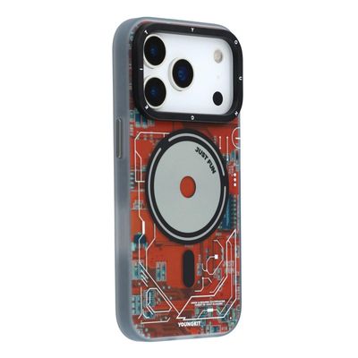 Youngkit Technology Series Matte Finish MagSafe Back Case For Iphone_img_3