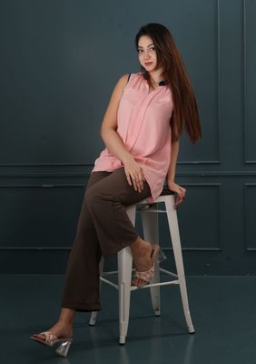 Elegant Soft Pink Embroidered Long Dress_img_2
