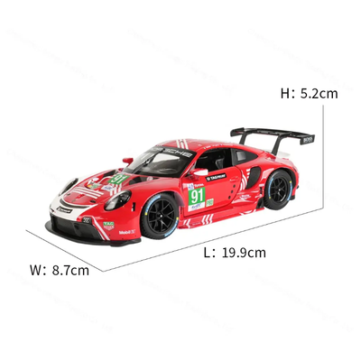 Bburago 1:24 scale replica of the Porsche 911 RSR #91_img_2