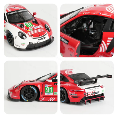 Bburago 1:24 scale replica of the Porsche 911 RSR #91_img_4
