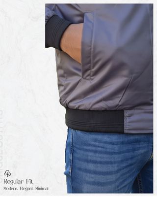 JK02 Premium Bomber Jacket (Gray)_img_5