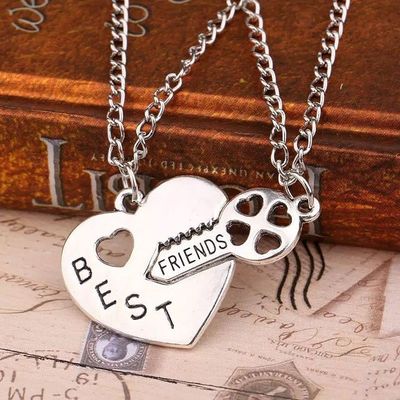 2 pcs Best friends chain set 😍💜_img_4