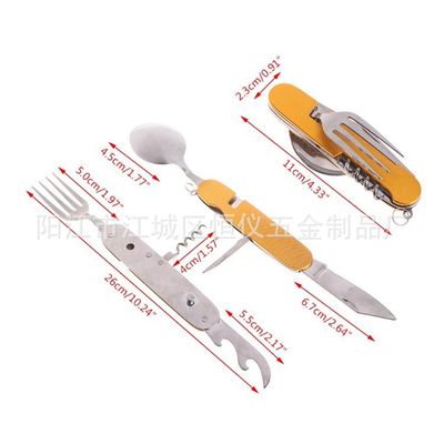 Foldable Tableware Spoon Multitool Set - Chopsticks_img_4