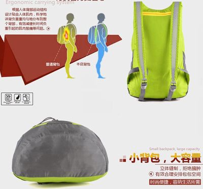 Ultralight Foldable Waterproof Backpack With 18L Capacity - Ideal For Outdoor Adventures And Travel_img_14