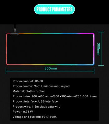 RGB Gaming Mouse pad - 12 x 10 inch_img_9