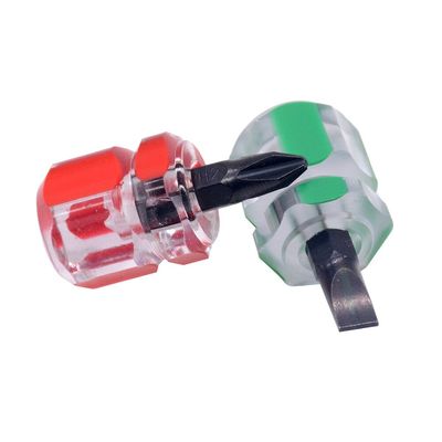 2 PCS Cute Mini Phillips Screwdriver Set - Portable Small Radish Head Screwdriver Precision Clear Handle Repair Hand Tools_img_3