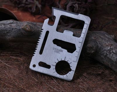 Multifunctional Card Tool Card For Outdoors Survival - Be Prepared For Any Situation With Multifunctional Card Tool For Survival_img_0