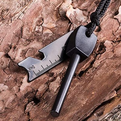 Start a Fire Anywhere with a Magnesium Flint Fire Starter - Big Size - Easy To use and Clean, A Unique Choice For Outdoor Survival_img_2