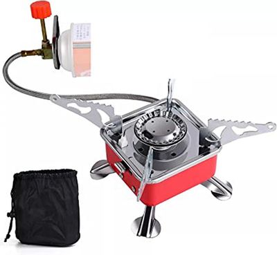 K202-B Card Type Portable and Foldable Camping Stove with Free Gas Can_img_3