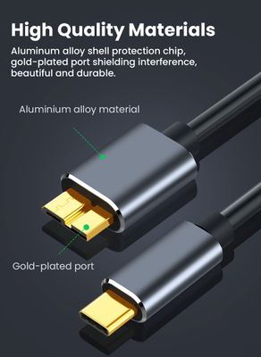 Micro B to Type C Cable -Portable Hard Disk HDD to Type C Cable - Type-C to USB 3.0 Micro B connector 5Gbps cable_img_9