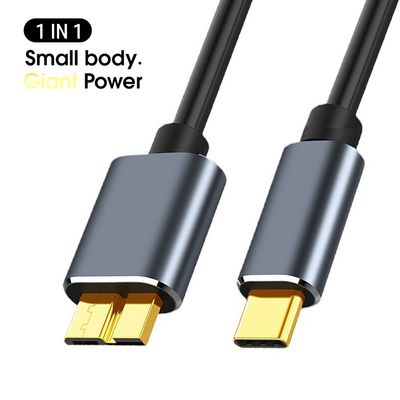 Micro B to Type C Cable -Portable Hard Disk HDD to Type C Cable - Type-C to USB 3.0 Micro B connector 5Gbps cable_img_11