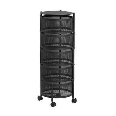 5 Layer Round Shape Kitchen Rack_img_2