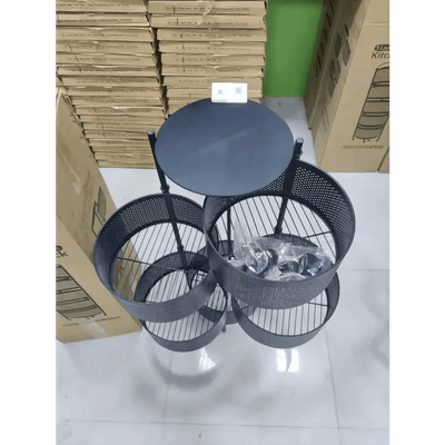5 Layer Round Shape Kitchen Rack_img_5