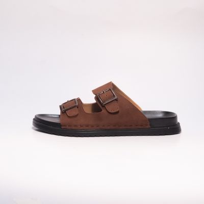 Elano Premium Leather Sandal(Chocolate)