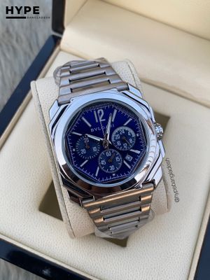 Bvlgari octo chronograph blue dial_img_6