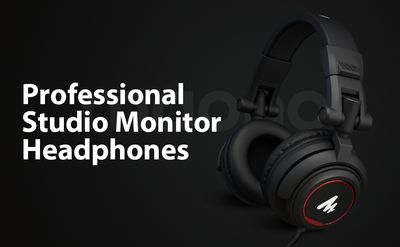 Maono AU-MH501 Professional Studio Monitor Headphone, Over Ear With 50mm Driver For Gaming, DJ, Studio, And Microphone Recording প্রফেশনাল হেডফোন   ।_img_1