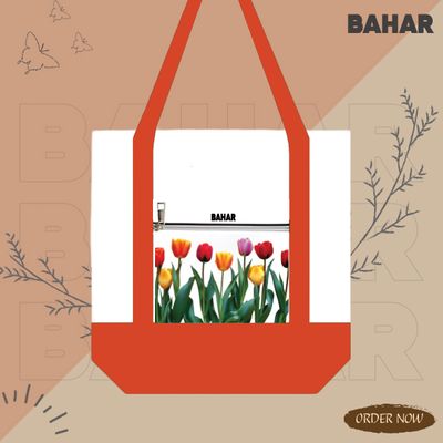 Large Canvas Tote Bag for Women Tote Handbags - Dual-Color Tote Bag_img_5