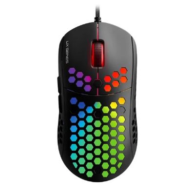 Fantech Hive UX2 6 Buttons 7 Mode USB RGB Gaming Mouse Black_img_0