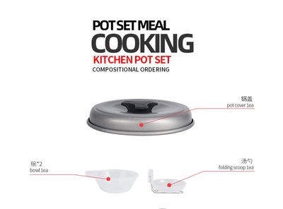 Foldable Camping Cookware Cooking Set DS-200_img_3