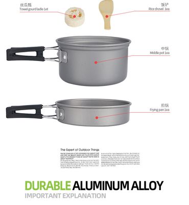 Foldable Camping Cookware Cooking Set DS-200_img_5