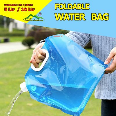 10L / 5L Foldable Water Bag with faucet for Camping and Outdoors_img_0