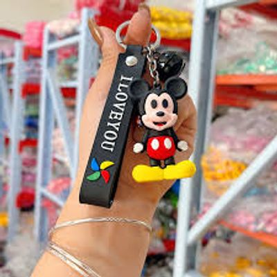 New Cartoon Cute Mickey Mouse Minnie Key Chain, Mickey Mouse Bag, Charm Key Chain, Small Gift Wholesale_img_0