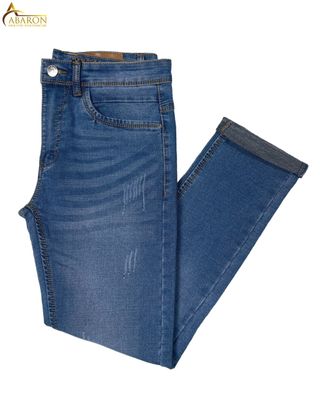 Jeans Pant - 1 Pcs Light Blue Wash Denim Pant - 253066_img_2