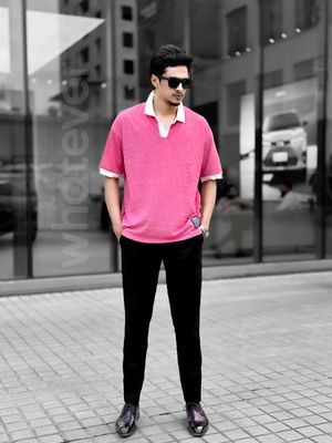 OLD MONEY PK WASH POLO (Light Red)_img_4