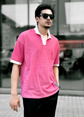 OLD MONEY PK WASH POLO (Light Red)_img_2