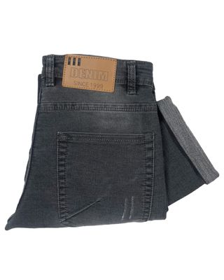 Jeans Pant - 1 Pcs Dark Ash Wash Denim  Pant- 253065_img_2