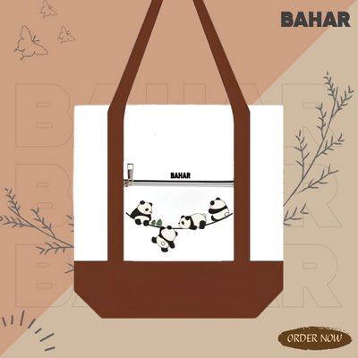 Mummy bag for mother to carry her babies product Dual-Color Tote Bag_img_1