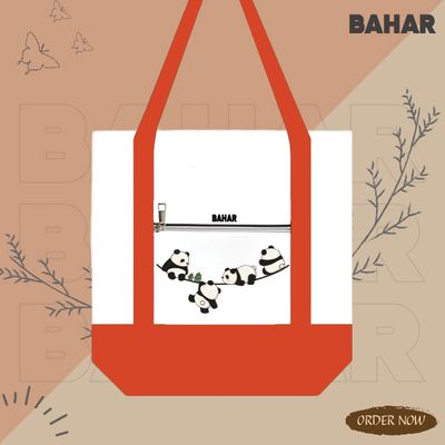 Mummy bag for mother to carry her babies product Dual-Color Tote Bag_img_4