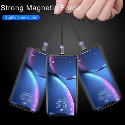 Magnetic Fast Charging Cable With Led Indicator - Type B / Type C / Type IOS - ( One cable + One head)_img_3