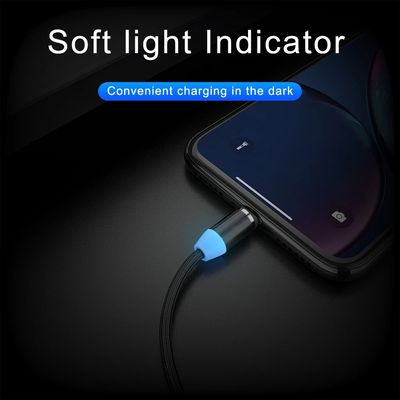 Magnetic Fast Charging Cable With Led Indicator - Type B / Type C / Type IOS - ( One cable + One head)_img_4