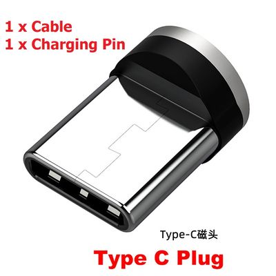 Magnetic Fast Charging Cable With Led Indicator - Type B / Type C / Type IOS - ( One cable + One head)_img_7