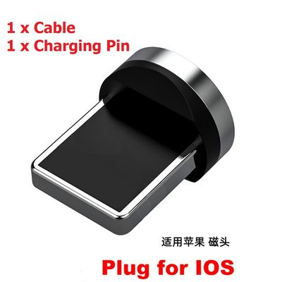 Magnetic Fast Charging Cable With Led Indicator - Type B / Type C / Type IOS - ( One cable + One head)_img_8