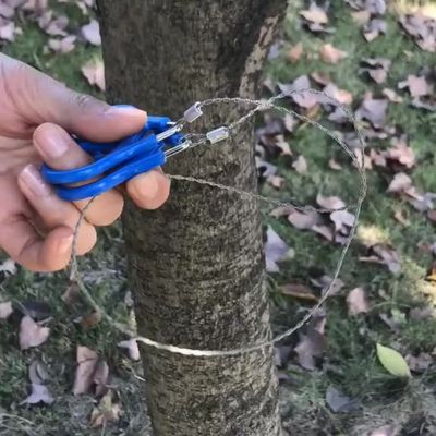 Survival Wire Chain Saw for Camping and Outdoors - Stainless Steel Wire Saw | Chain Saw Rope Saw | Steel Wire Saw | Survival Kit with 360 -degree rotation handle_img_11