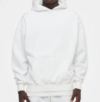 High Quality Streetwear 360gsm 100% Cotton Oversized Hoodie Casual Blank Customized Hoodie Men's Hoodies_img_2