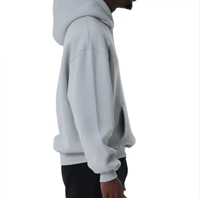 High Quality Streetwear 360gsm 100% Cotton Oversized Hoodie Casual Blank Customized Hoodie Men's Hoodies_img_1