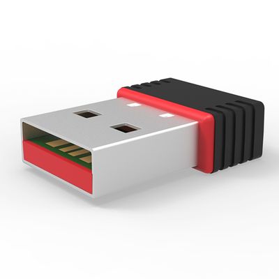 RTL8188 Wi-fi Network Card Mini Wireless USB wifi receiver | Adapter | 300mbps | Dongle |802.11BGN Network Card | 300 Mbps | 40m Range | USB 2.0 With CD  - Black - 286438000_img_1
