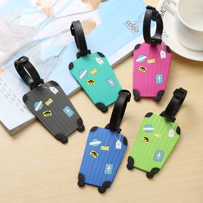 Luggage Tag || PVC luggage soft glue tag || Bag Tag || Backpack Tag || Tags_img_0