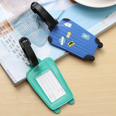 Luggage Tag || PVC luggage soft glue tag || Bag Tag || Backpack Tag || Tags_img_1